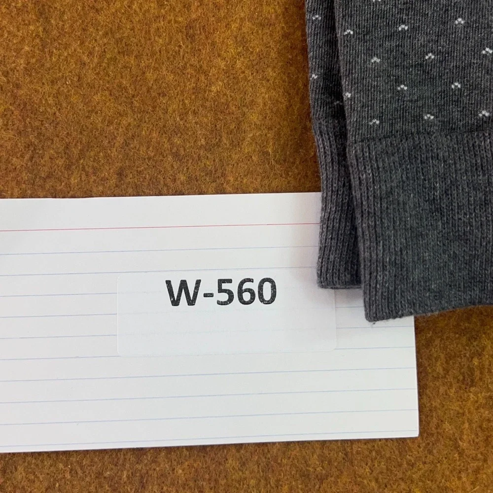 Banana Republic Womens One Size Gray Micro Dot Trouser Socks 1 Pair NWT